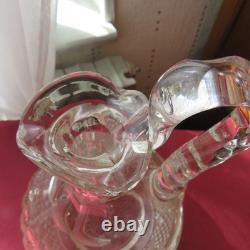 1 carafe aiguière en cristal de saint louis modèle tommy 1 carafe aiguière en cristal de saint louis modèle tommy