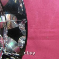 1 cendrier en cristal de couleur vert saint louis modèle ambassadeur Ø 14,8 cm