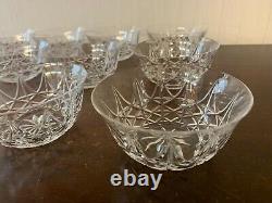 1 coupe à dessert modèle Tarn en cristal de Saint Louis (prix à la pièce)