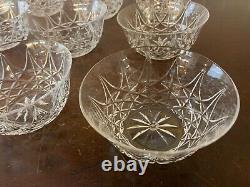 1 coupe à dessert modèle Tarn en cristal de Saint Louis (prix à la pièce)