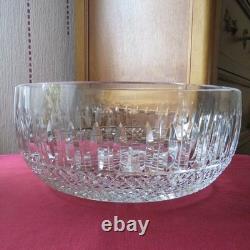 1 grand saladier coupe en cristal de saint louis modèle tommy signé Ø 25 cm