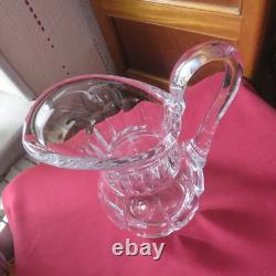 1 pichet Broc a eau en cristal de saint louis modèle Cerdagne
