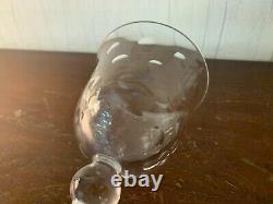 1 verre à eau modèle Bubble en cristal de Saint Louis h 21 cm