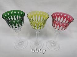 1 verre à vin du Rhin Cristal signé SAINT LOUIS modèle TOMMY 3 Coloris au choix