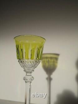1 verre à vin du Rhin modèle tommy Cristal Saint ST Louis 16,5 cm Roemer Jaune