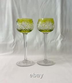 1 verre à vin roemer en cristal doublé SAINT LOUIS modèle GAVARNI taille 4878