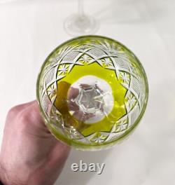 1 verre à vin roemer en cristal doublé SAINT LOUIS modèle GAVARNI taille 4878