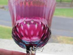 1 verre à vin roemer violet rose en cristal SAINT LOUIS THISTLE 20,9 cm lotE