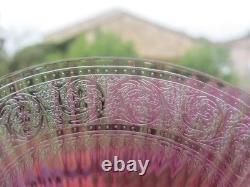 1 verre à vin roemer violet rose en cristal SAINT LOUIS THISTLE 20,9 cm lotE 1 verre à vin roemer violet rose en cristal SAINT LOUIS THISTLE 20,9 cm lotE