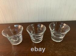 1 verre à whisky modèle Cosmos en cristal de Saint Louis (prix à la pièce)