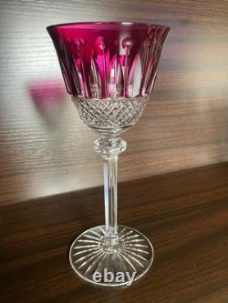 1 verre en cristal améthyste à vin du Rhin (Roemer) Saint-Louis collection Tommy