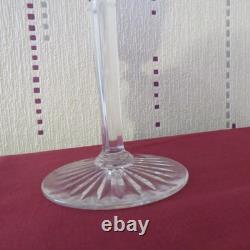 1 verre roemer cristal de saint louis modèle tommy couleur bleu cobalt H 19,7