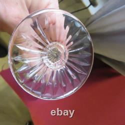 1 verre roemer de couleur chartreux cristal de saint louis modèle trianon H 18