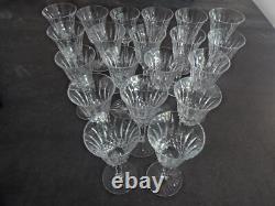 20 verres à porto en cristal de saint louis modèle Tarn H 13 cm