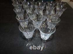 20 verres à porto en cristal de saint louis modèle Tarn H 13 cm
