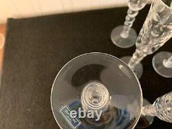 22 flûtes à champagne modèle Bubble en cristal de Saint Louis (prix à la pièce)