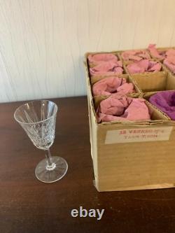 23 verres à vin blanc modèle Tarn en cristal de Saint Louis (prix à la pièce)