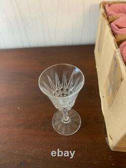 23 verres à vin blanc modèle Tarn en cristal de Saint Louis (prix à la pièce)