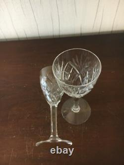 23 verres à vin rouge modèle Chantilly cristal de Saint Louis /prix à la pièce
