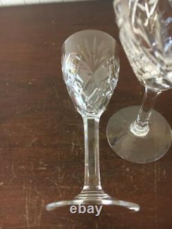 23 verres à vin rouge modèle Chantilly cristal de Saint Louis /prix à la pièce