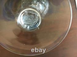 23 verres à vin rouge modèle Chantilly cristal de Saint Louis /prix à la pièce