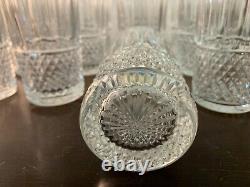 24 verres à orangeade modèle Tommy en cristal de Saint Louis (prix à la pièce)