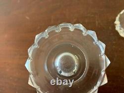25 verres à eau modèle diamant en cristal de Saint Louis (prix à la pièce)