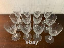 29 verres à vin rouge modèle Massenet cristal de Saint Louis (prix à la pièce)