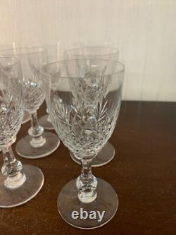 29 verres à vin rouge modèle Massenet cristal de Saint Louis (prix à la pièce)