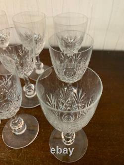 29 verres à vin rouge modèle Massenet cristal de Saint Louis (prix à la pièce)