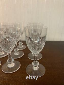 29 verres à vin rouge modèle Massenet cristal de Saint Louis (prix à la pièce)
