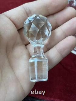 2 Carafes À Liqueur En Cristal Gravé Baccarat St Louis