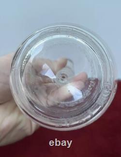 2 Carafes À Liqueur En Cristal Gravé Baccarat St Louis