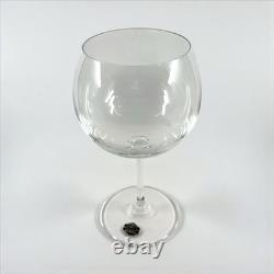 2 Grands Verres Dégustation Vin Cristal Saint-Louis 23 cm Signés
