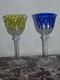 2 Superbes Grands Verres &Agrave; Vin Roemer En Cristal Saint Louis Tommy 19,8 Cm