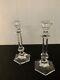 2 Bougeoirs En Cristal De Saint Louis (prix à La Pièce) Modèle1