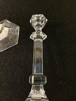 2 bougeoirs en cristal de Saint Louis (prix à la pièce) modèle1