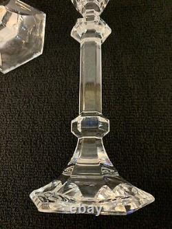 2 bougeoirs en cristal de Saint Louis (prix à la pièce) modèle1