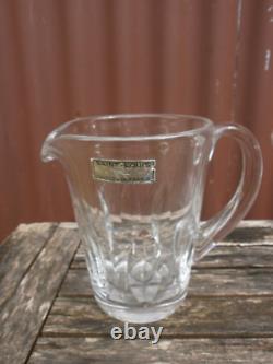 2 carafes en cristal saint louis, modèle cerdagne