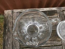 2 carafes en cristal saint louis, modèle cerdagne