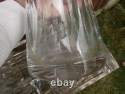 2 carafes en cristal saint louis, modèle cerdagne