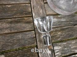 2 carafes en cristal saint louis, modèle cerdagne