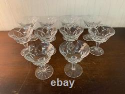2 coupes à champagne modèle Camargue en cristal de Saint Louis /prix à la pièce