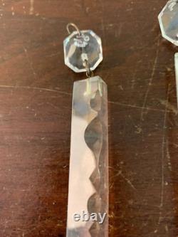 2 pampilles GM de lustre en cristal de Saint Louis (prix à la pièce)