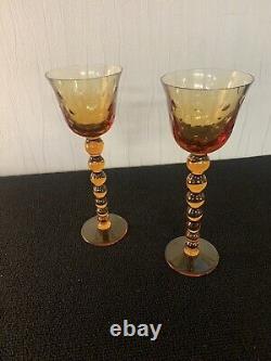2 verres à vin Roemer Bubble en cristal de Saint Louis (prix à la pièce)modèle10