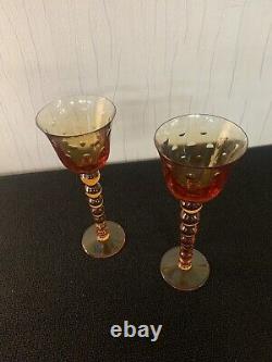 2 verres à vin Roemer Bubble en cristal de Saint Louis (prix à la pièce)modèle10