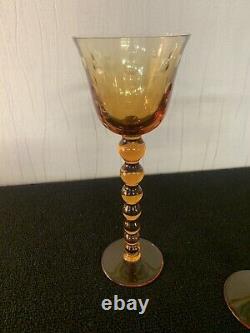 2 verres à vin Roemer Bubble en cristal de Saint Louis (prix à la pièce)modèle10