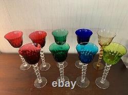 2 verres à vin modèle Bubble en cristal de Saint Louis (prix à la pièce)