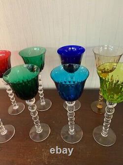 2 verres à vin modèle Bubble en cristal de Saint Louis (prix à la pièce)