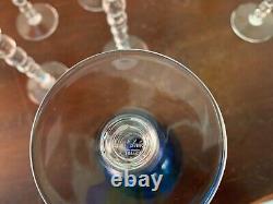 2 verres à vin modèle Bubble en cristal de Saint Louis (prix à la pièce)